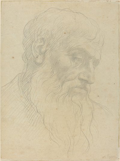 Studium głowy autorstwa Alphonse Legros