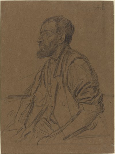 Studium robotnika autorstwa Alphonse Legros