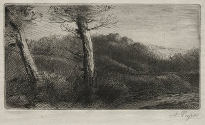 Zachód słońca. autorstwa Alphonse Legros