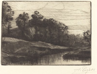 Zachód słońca Wieczorem Zachód słońca. autorstwa Alphonse Legros