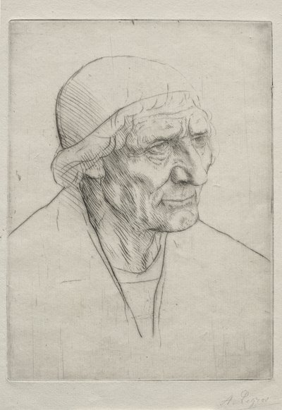 Błogosławiona Głowa autorstwa Alphonse Legros