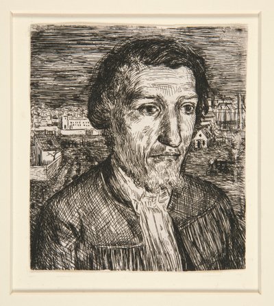 Głowa stolarza (Carpenter autorstwa Alphonse Legros