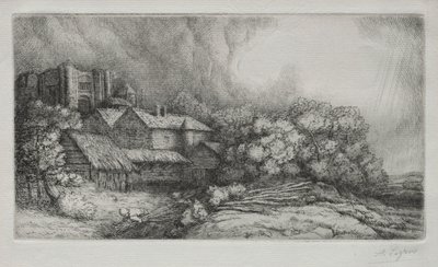 Farma opactwa autorstwa Alphonse Legros
