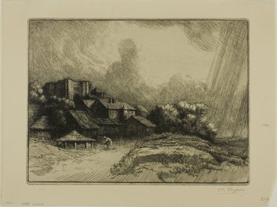 Farma opactwa autorstwa Alphonse Legros