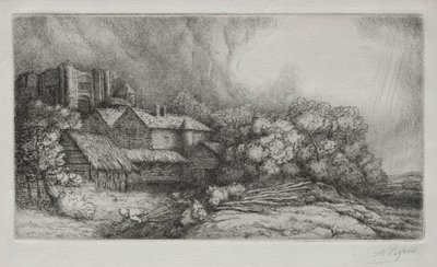 Farma opactwa Farma opactwa. autorstwa Alphonse Legros