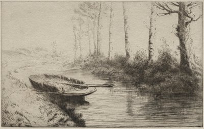 Kanał, rano. autorstwa Alphonse Legros