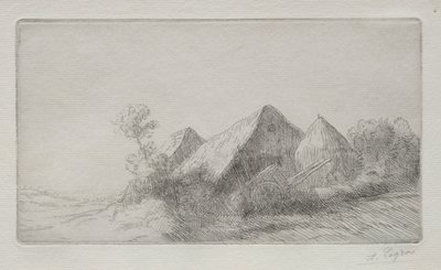 Szopa na wózki. autorstwa Alphonse Legros