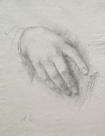 Ręka Nory E. Legrosa. autorstwa Alphonse Legros