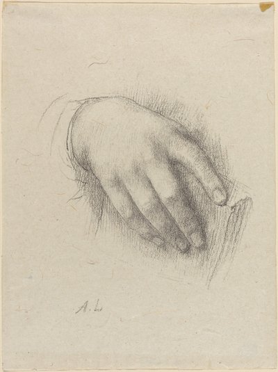 Ręka córki artysty autorstwa Alphonse Legros