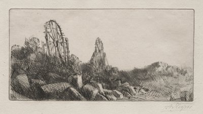 Stare kamieniołomy w Montrouge autorstwa Alphonse Legros