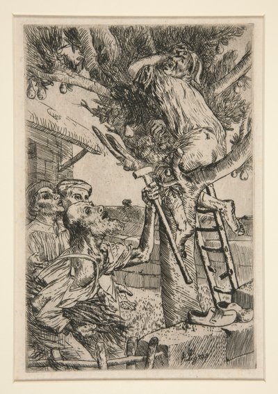 Złodziej gruszek, nr 2 autorstwa Alphonse Legros