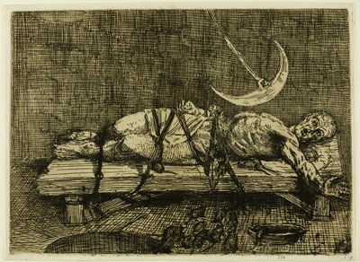 Jama i wahadło, druga płyta autorstwa Alphonse Legros