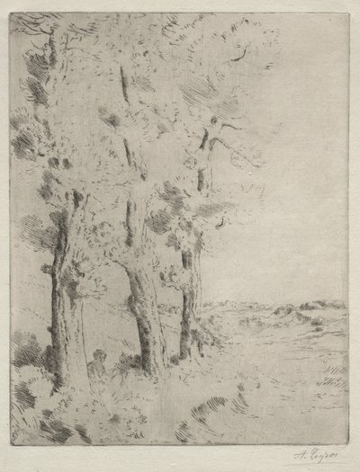 Lektor: Wykład pod drzewami autorstwa Alphonse Legros