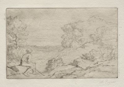 Skały. autorstwa Alphonse Legros