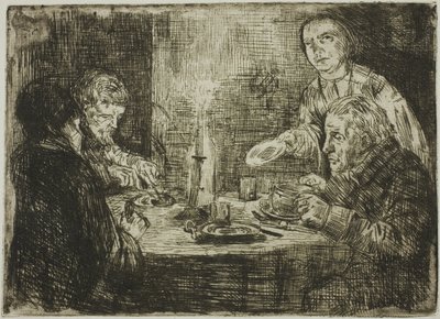 Wieczerza autorstwa Alphonse Legros