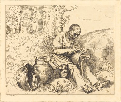 Tinker Le retameur. autorstwa Alphonse Legros