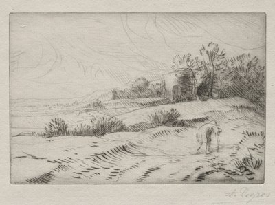 Wieża. autorstwa Alphonse Legros