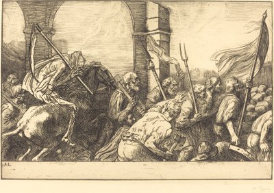 Triumf śmierci: wyjazd Triumf śmierci: wyjazd. autorstwa Alphonse Legros