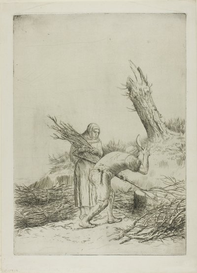 Twórcy Gałązek autorstwa Alphonse Legros