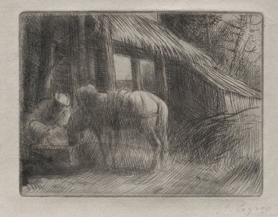 Drugie miejsce do podlewania. autorstwa Alphonse Legros