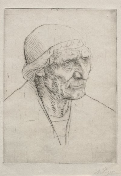 Głowa Błogosławieństwa. autorstwa Alphonse Legros