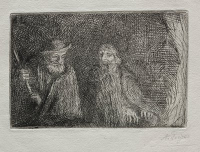 Dwóch Pasterzy autorstwa Alphonse Legros