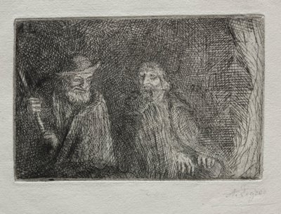 Dwóch Pasterzy Dwóch Pasterzy. autorstwa Alphonse Legros