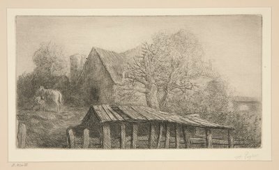 Stara Karczma autorstwa Alphonse Legros