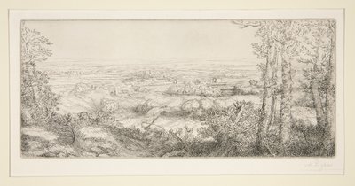 Dolina w Burgundii (Dolina w Burgundii) autorstwa Alphonse Legros