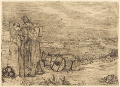 Włóczędzy z Montrouge autorstwa Alphonse Legros