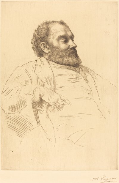 Val Prinsep, RA autorstwa Alphonse Legros