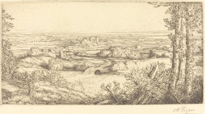 Dolina w Burgundii Dolina w Burgundii. autorstwa Alphonse Legros