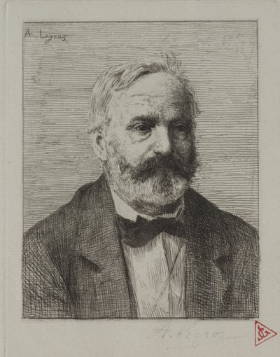 Wiktor Hugo autorstwa Alphonse Legros