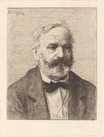 Victor Hugo, pierwsza płyta. autorstwa Alphonse Legros