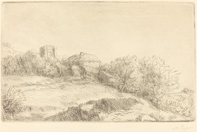 Wioska Wioska. autorstwa Alphonse Legros