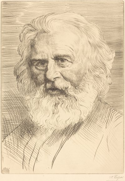 WH. Longfellow, 1. płyta autorstwa Alphonse Legros