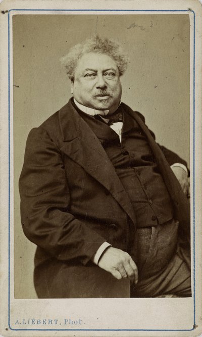 Autor Alexandre Dumas ojciec 1802-1870, 1870. autorstwa Alphonse Liebert