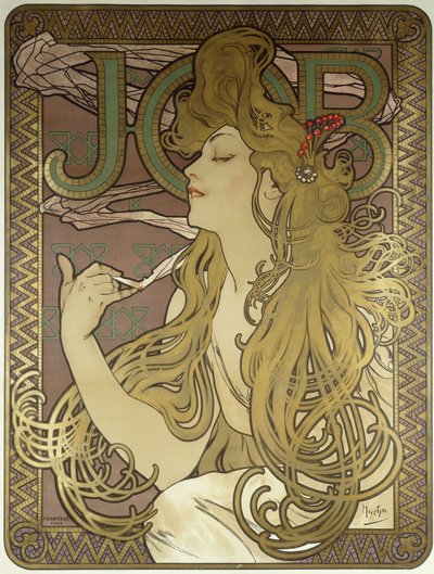 Praca, 1896 autorstwa Alphonse Mucha