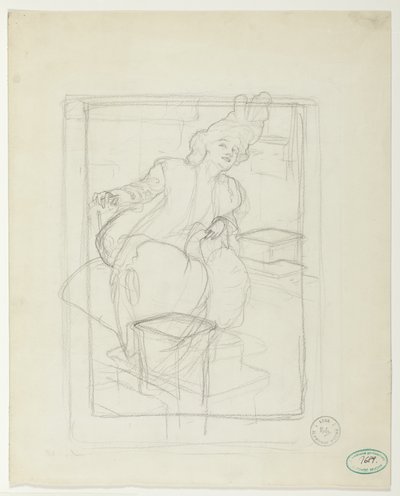 Sarah Bernhardt autorstwa Alphonse Marie Mucha