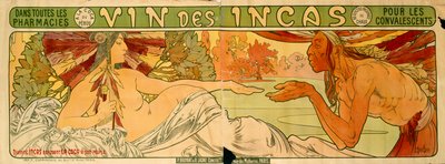 Wino Inków autorstwa Alphonse Marie Mucha