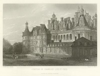 Zamek Chambord-Loir-et-Cher autorstwa Alphonse Marie de Neuville