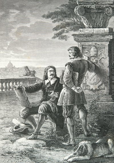 Portret Nicolasa Poussina i Claude