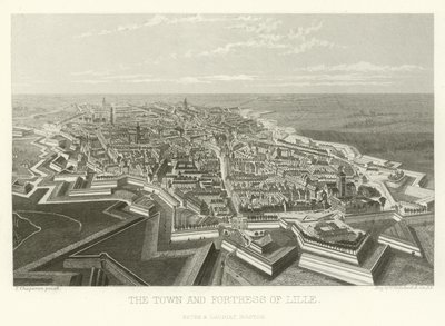 Miasto i twierdza Lille autorstwa Alphonse Marie de Neuville