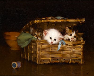 Nadchodzi kłopot!, ok. 1900 autorstwa Alphonse Marx