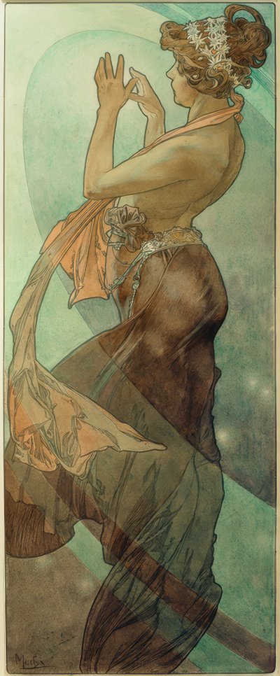 Evening Star autorstwa Alphonse Mucha