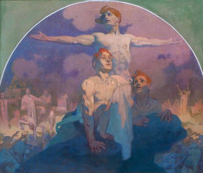 O własnych siłach W 1911 autorstwa Alphonse Mucha