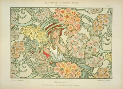 bizantyjska autorstwa Alphonse Mucha