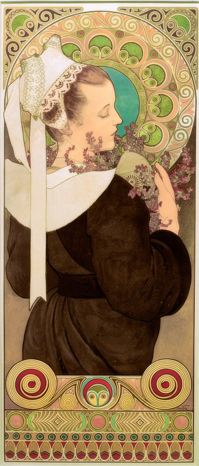 Heidekraut autorstwa Alphonse Mucha