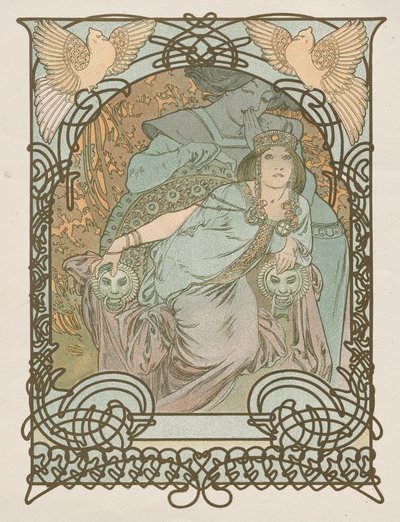 Ilsee, księżniczka Trypolisu autorstwa Alphonse Mucha