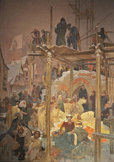 Jan Milic z Kromerize Cykl Epopeja słowiańska autorstwa Alphonse Mucha